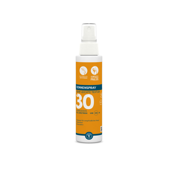 sonnenspray-30-sehr-leicht-FPSC3063T-rupertus.png Sonnenspray mit Schutzfaktor 30 und sehr leichter Textur, in einer praktischen Sprühflasche.